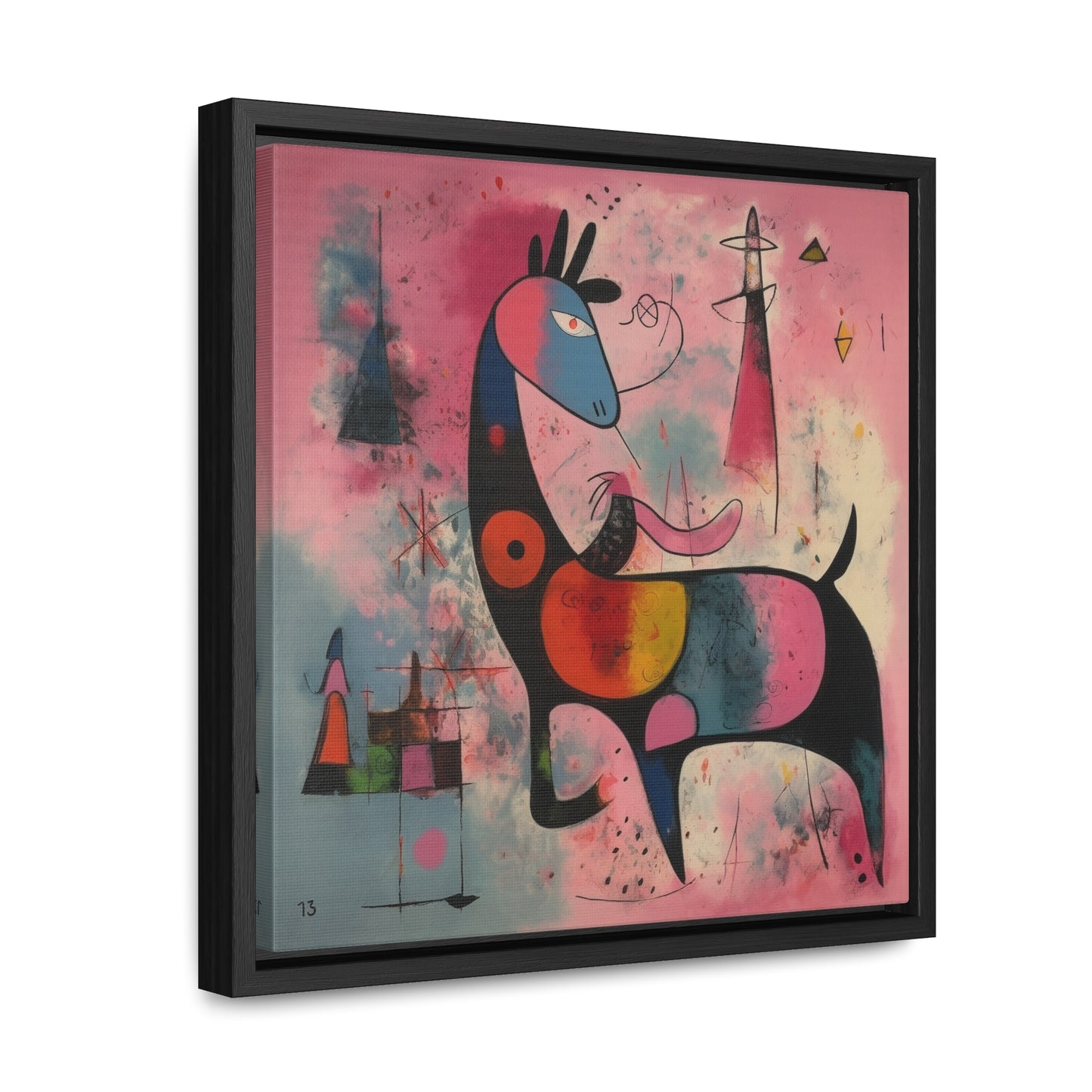 The Dreams of the Child 23, Gallery Canvas Wraps, Square Frame