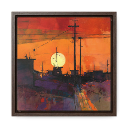 Land of the Sun 73, Valentinii, Gallery Canvas Wraps, Square Frame