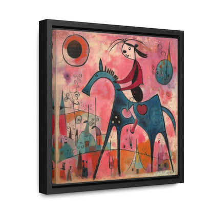 The Dreams of the Child 50, Gallery Canvas Wraps, Square Frame