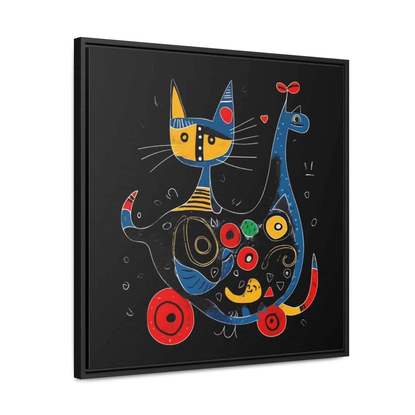 Cat 144, Gallery Canvas Wraps, Square Frame