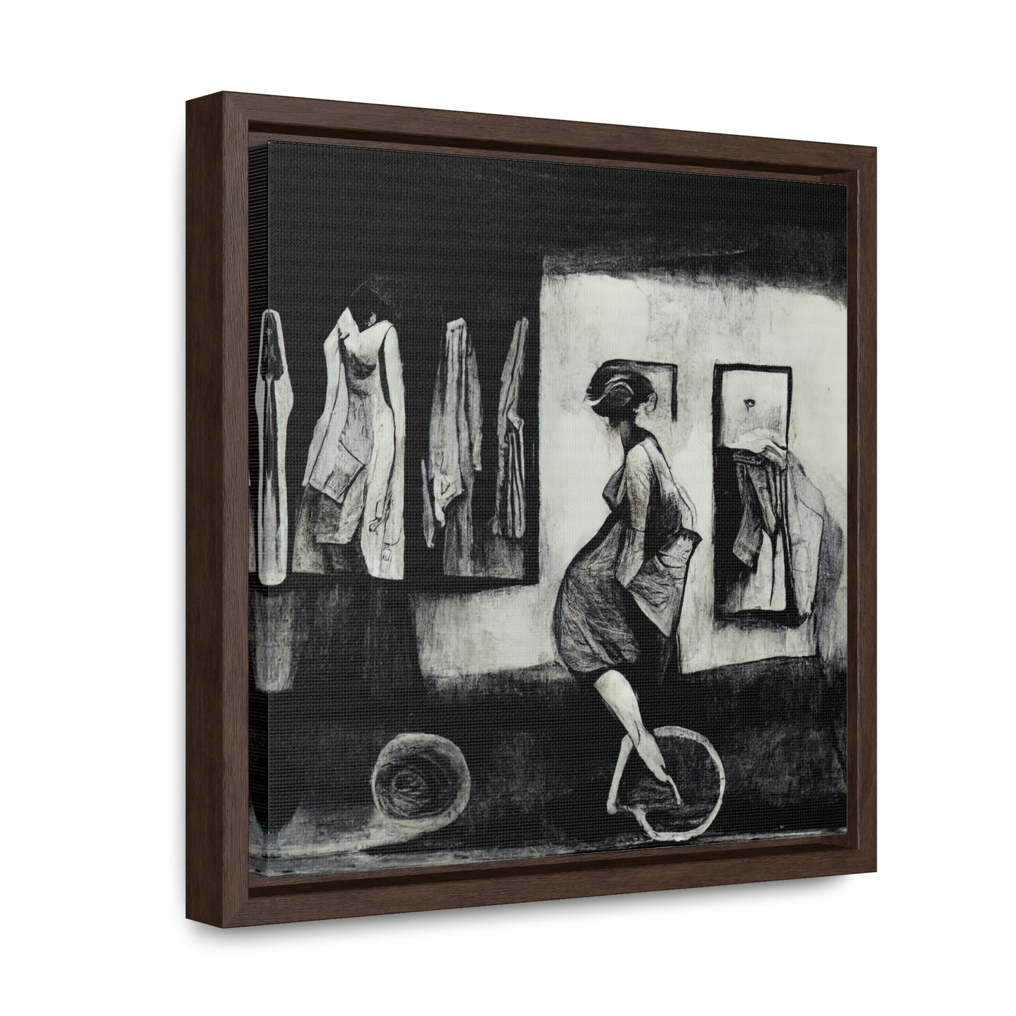 Domestic Memories 43, Valentinii, Gallery Canvas Wraps, Square Frame