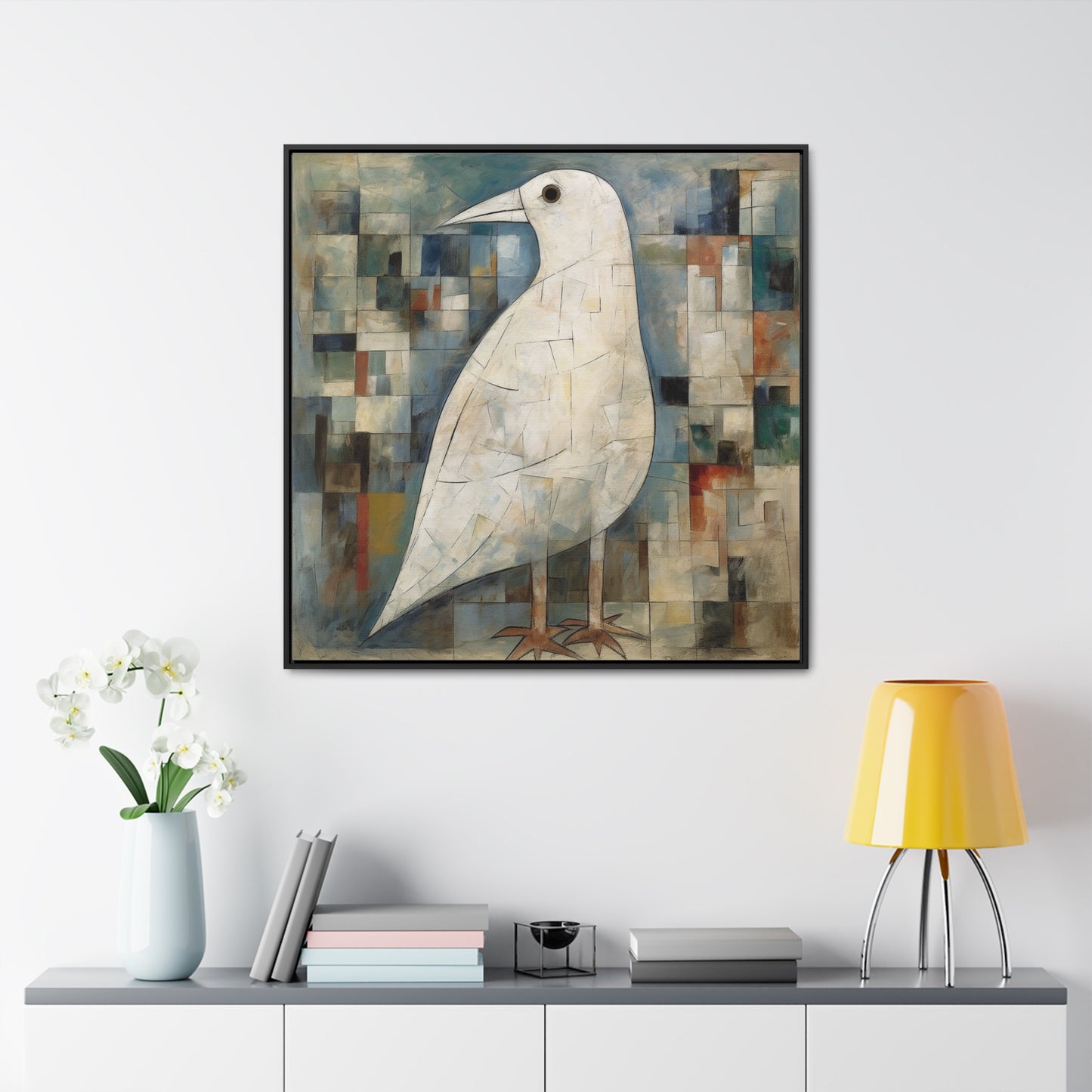 Bird 6, Gallery Canvas Wraps, Square Frame