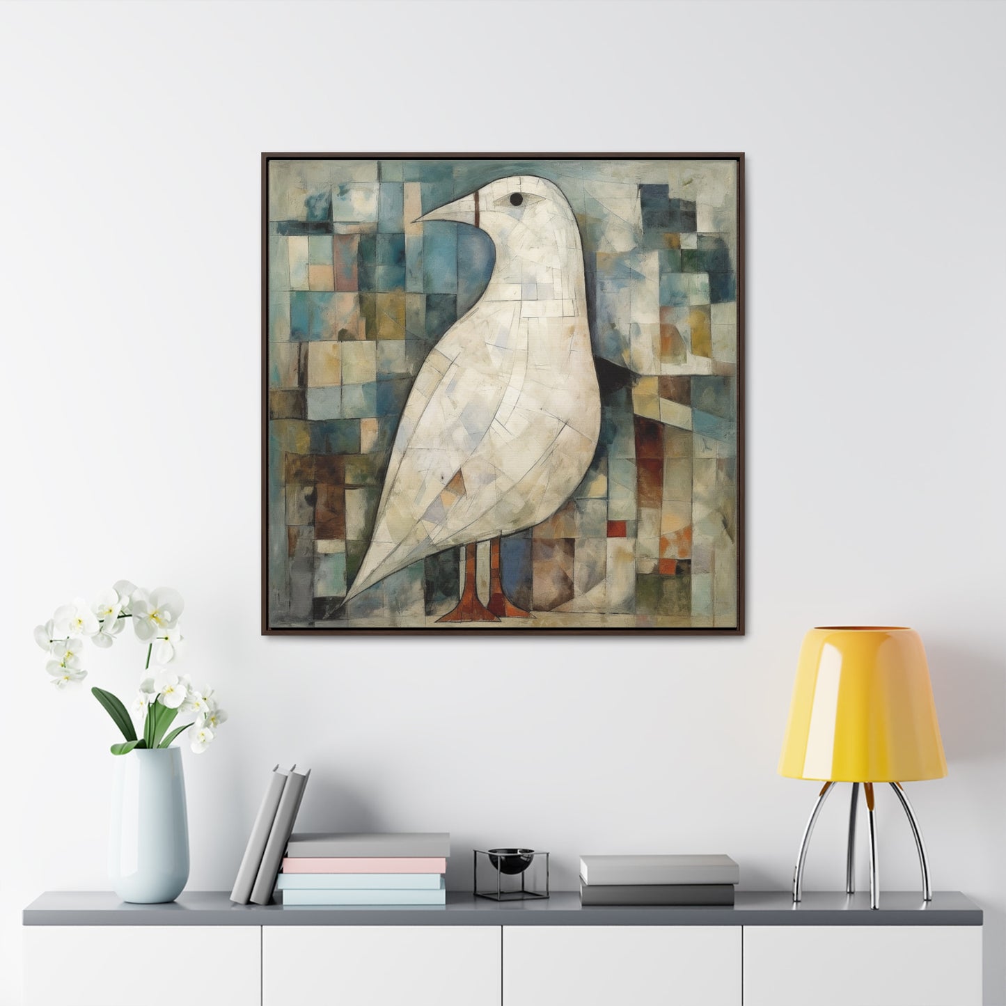 Bird 15, Gallery Canvas Wraps, Square Frame