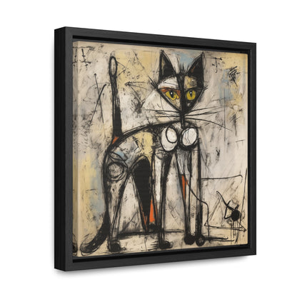 Cat 84, Gallery Canvas Wraps, Square Frame