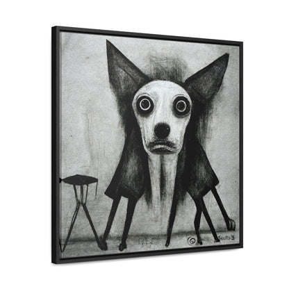 Dogs and Puppies 26, Valentinii, Gallery Canvas Wraps, Square Frame