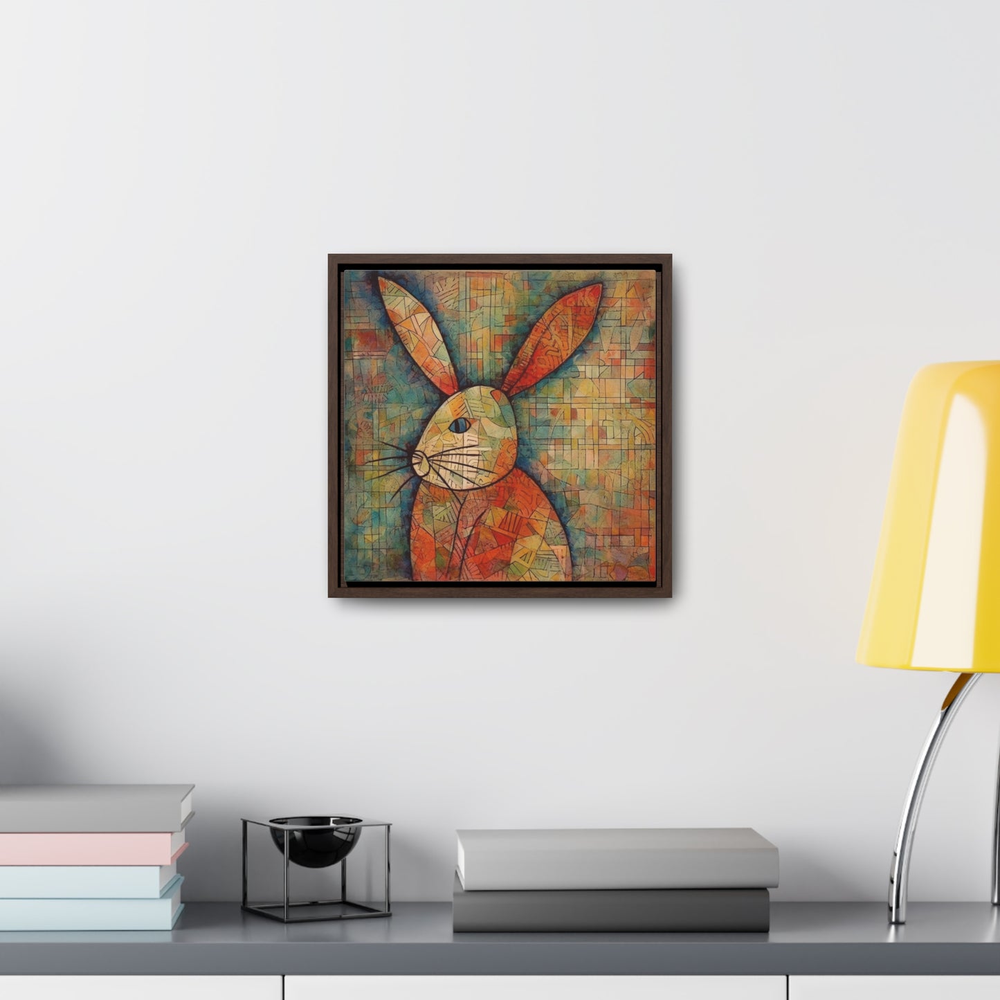 Rabbit 20, Gallery Canvas Wraps, Square Frame