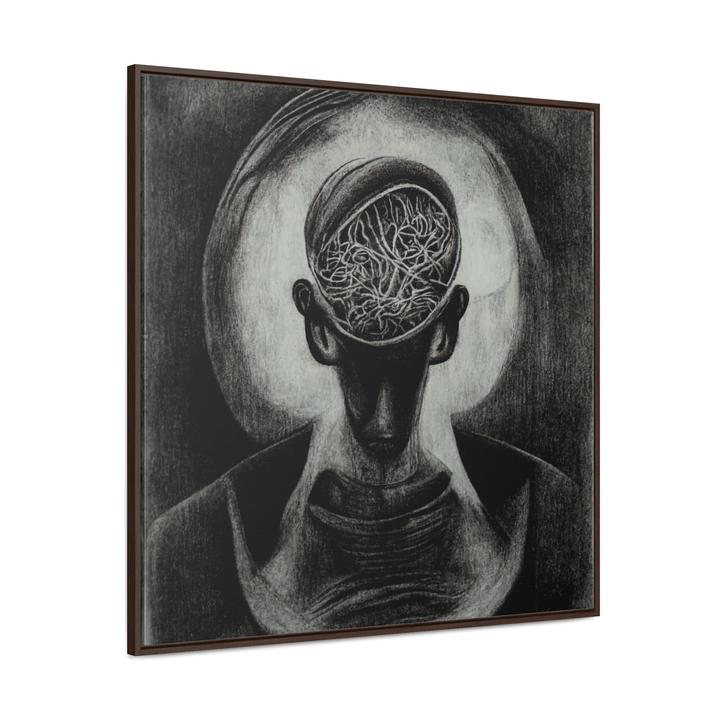 Brain, Valentinii, Gallery Canvas Wraps, Square Frame