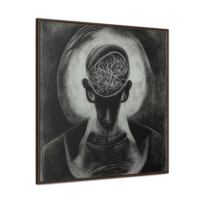 Brain, Valentinii, Gallery Canvas Wraps, Square Frame