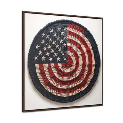 Flag 16, Gallery Canvas Wraps, Square Frame