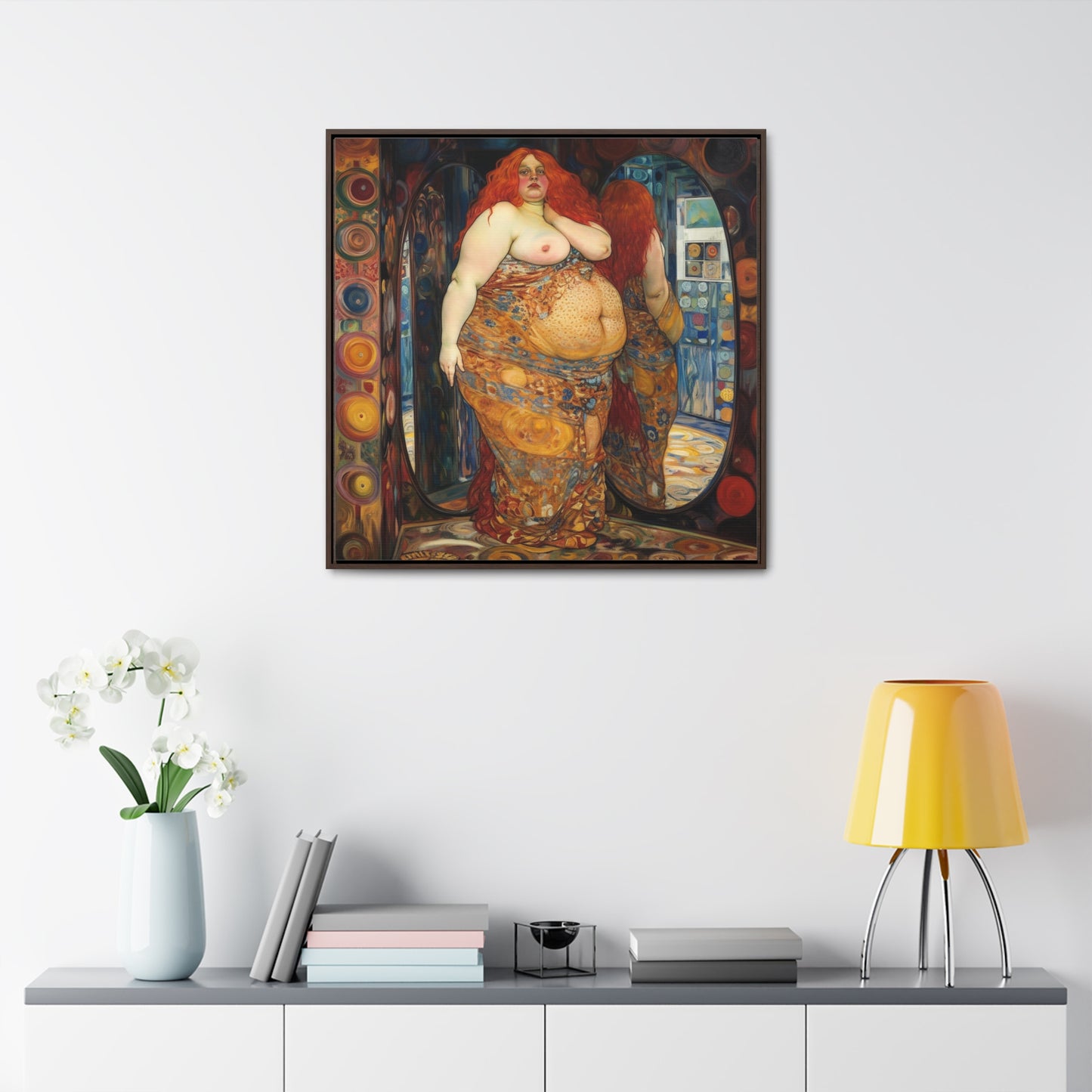 Baroque 7, Valentinii, Gallery Canvas Wraps, Square Frame