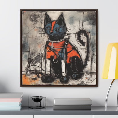 Cat 27, Gallery Canvas Wraps, Square Frame