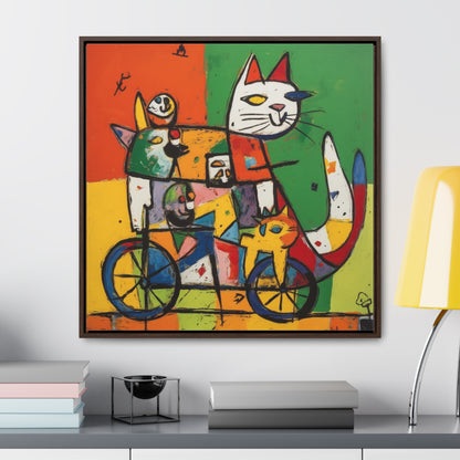 Cat 154, Gallery Canvas Wraps, Square Frame