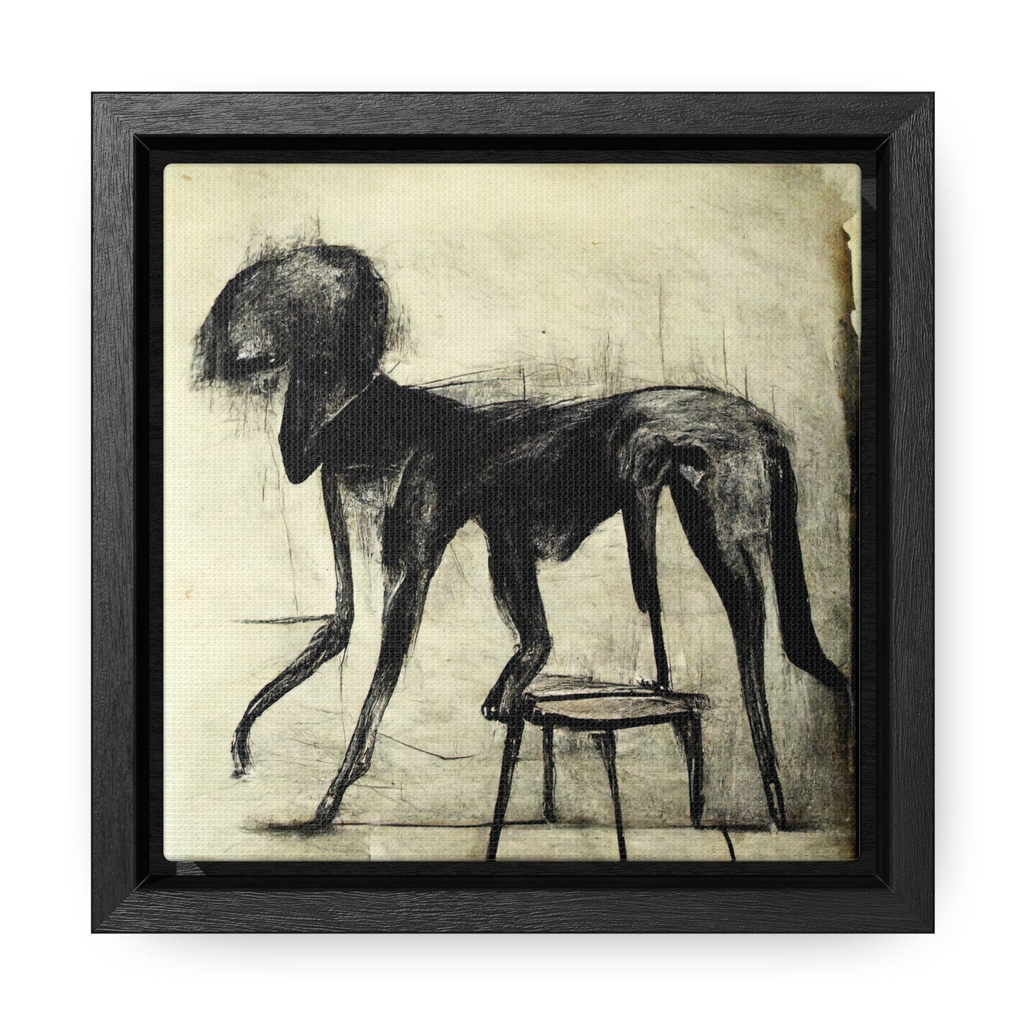 Dogs and Puppies 25, Valentinii, Gallery Canvas Wraps, Square Frame