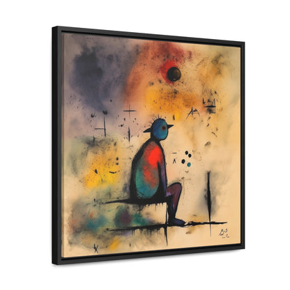 Sad Man 7, Valentinii, Gallery Canvas Wraps, Square Frame