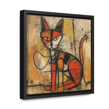 Cat 90, Gallery Canvas Wraps, Square Frame