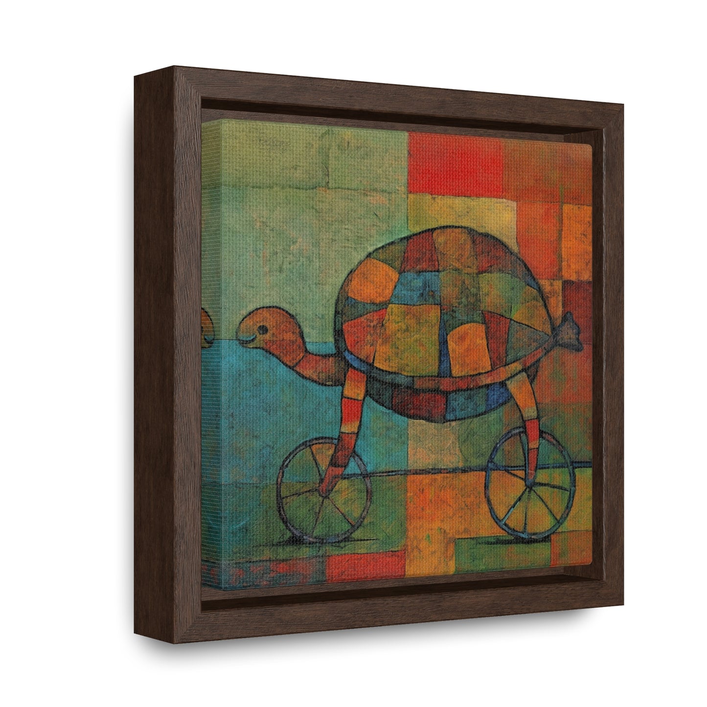 Turtle 19, Gallery Canvas Wraps, Square Frame