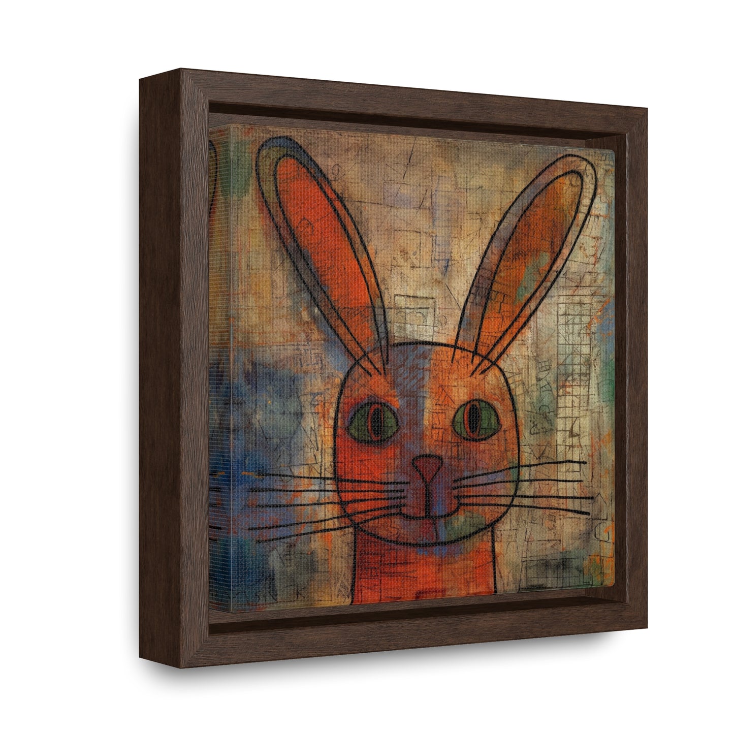 Rabbit 2, Gallery Canvas Wraps, Square Frame