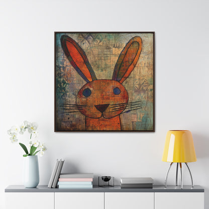 Rabbit 9, Gallery Canvas Wraps, Square Frame