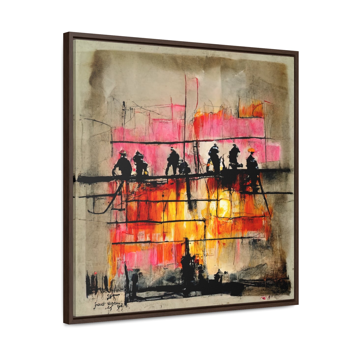 Land of the Sun 3, Valentinii, Gallery Canvas Wraps, Square Frame