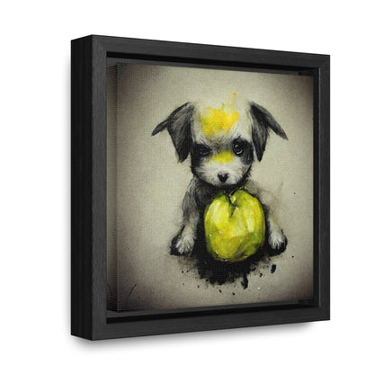 Dogs and Puppies 5, Valentinii, Gallery Canvas Wraps, Square Frame