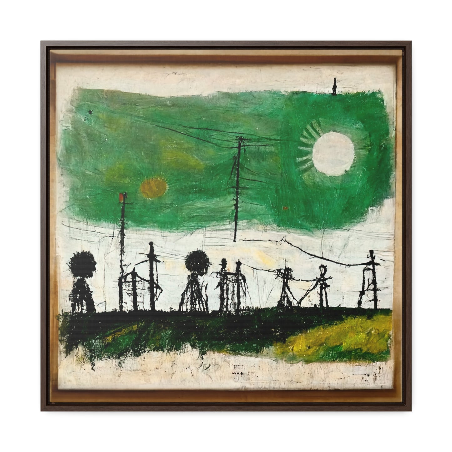 Land of the Sun 34, Valentinii, Gallery Canvas Wraps, Square Frame