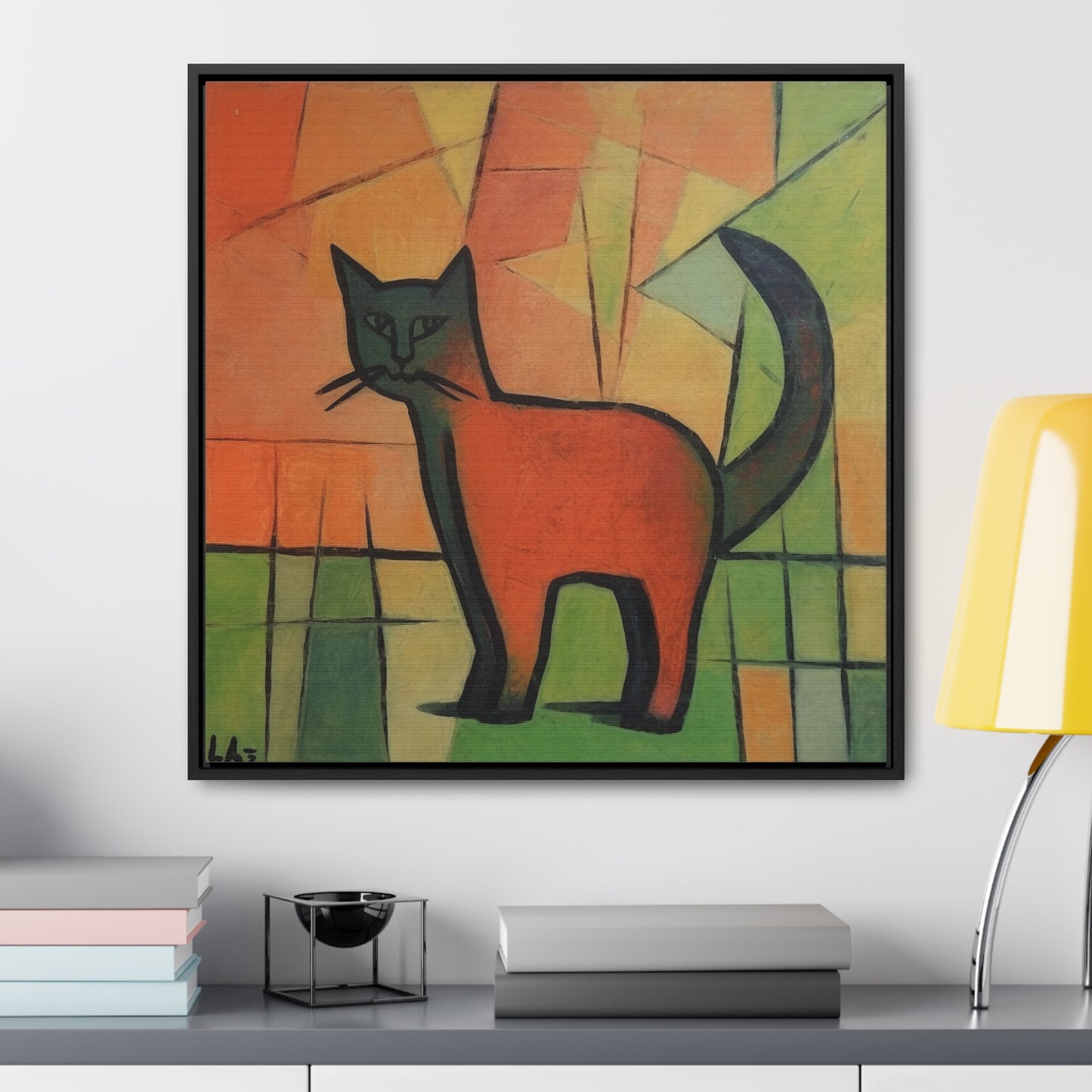 Cat 20, Gallery Canvas Wraps, Square Frame