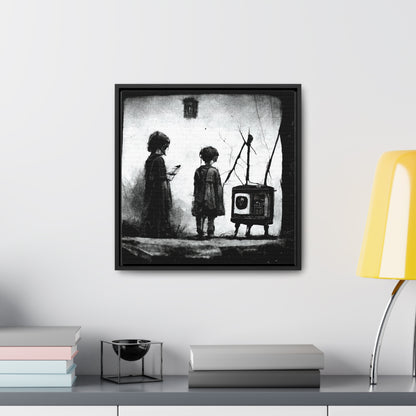 Childhood Wave 4, Valentinii, Gallery Canvas Wraps, Square Frame