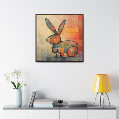 Rabbit 37, Gallery Canvas Wraps, Square Frame