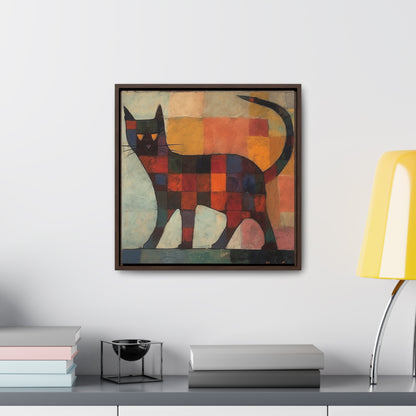 Cat 18, Gallery Canvas Wraps, Square Frame