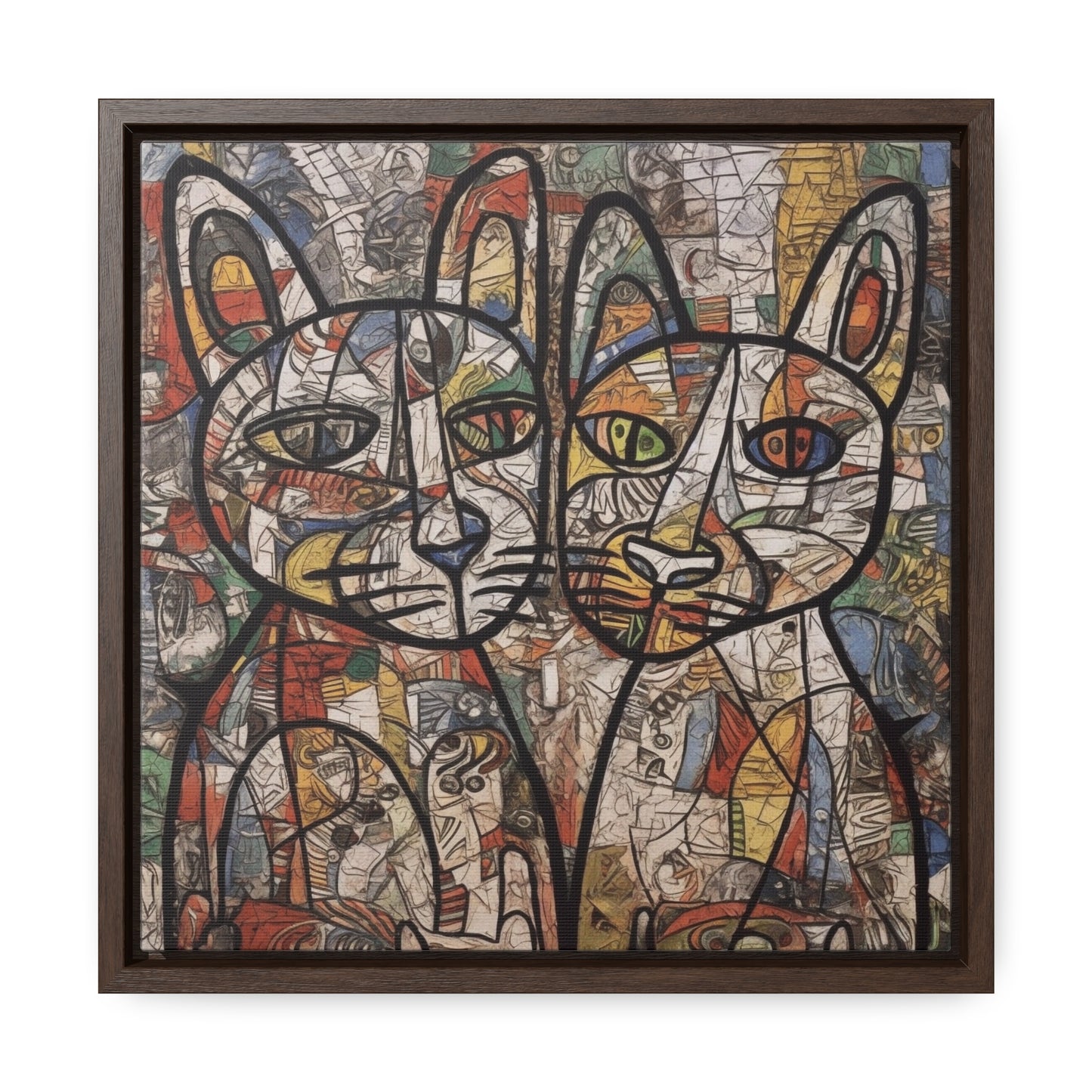 Cat 2, Gallery Canvas Wraps, Square Frame