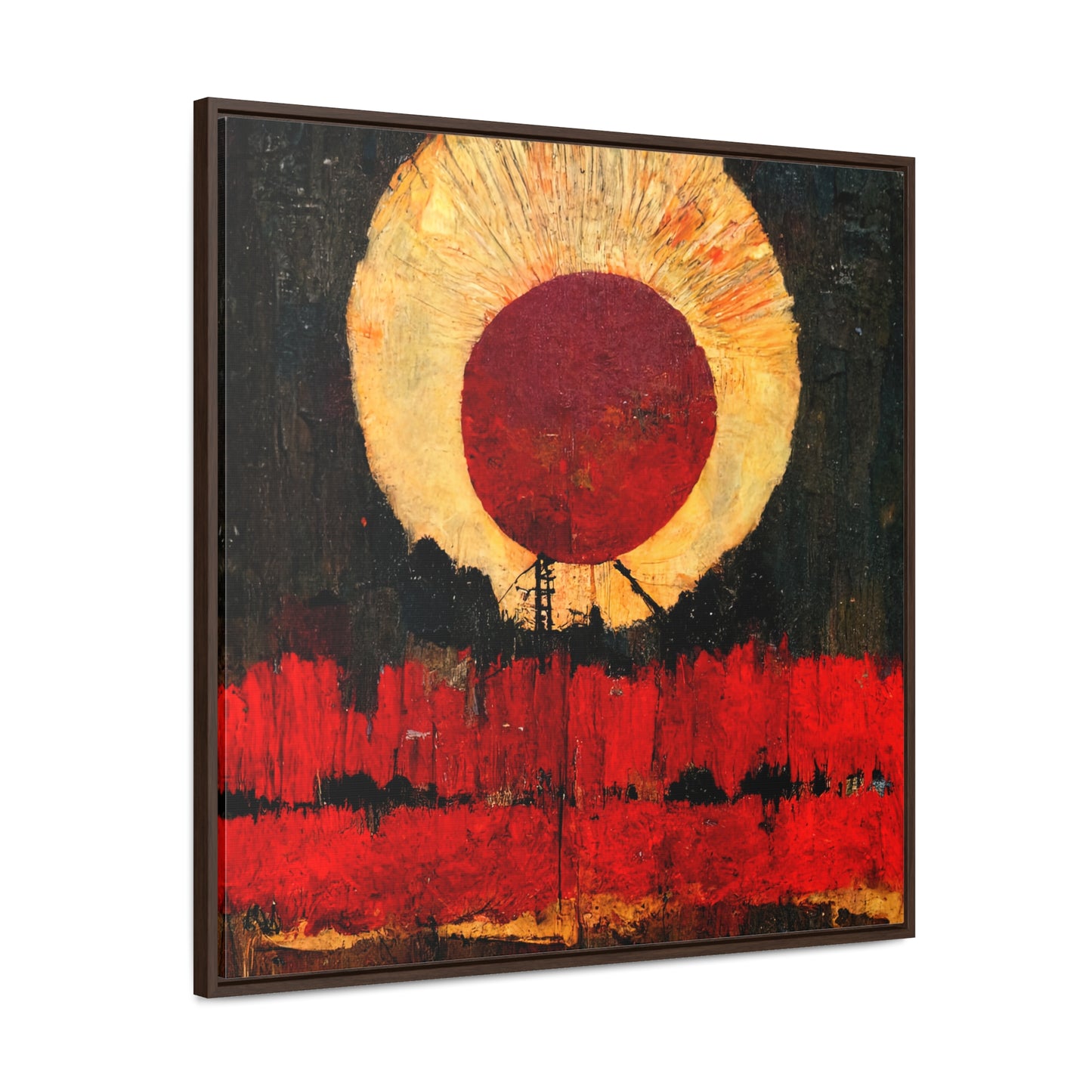 Land of the Sun 28, Valentinii, Gallery Canvas Wraps, Square Frame