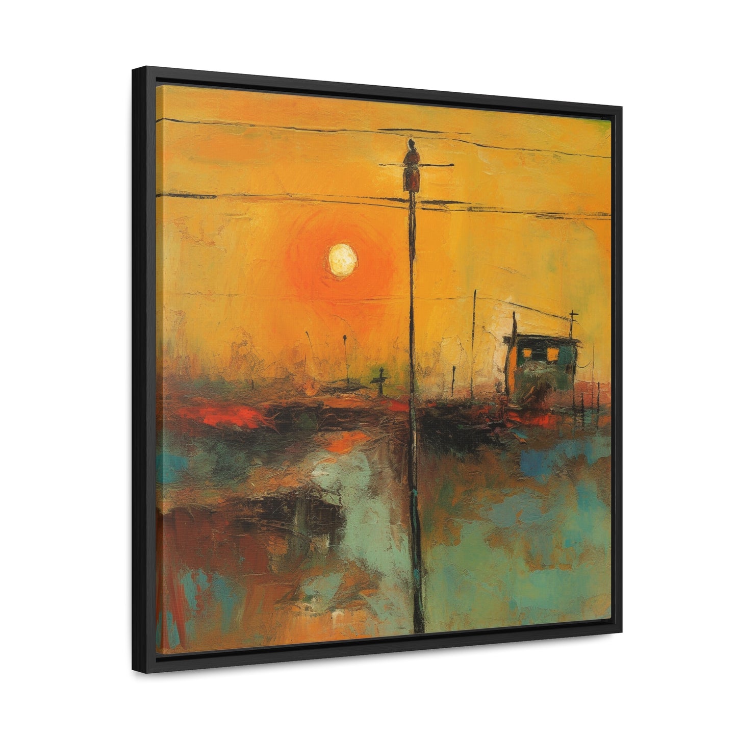 Land of the Sun 62, Valentinii, Gallery Canvas Wraps, Square Frame