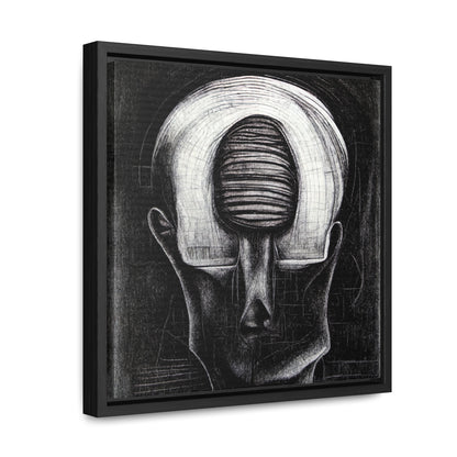 Brain 49, Valentinii, Gallery Canvas Wraps, Square Frame