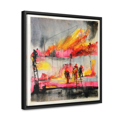 Land of the Sun 5, Valentinii, Gallery Canvas Wraps, Square Frame