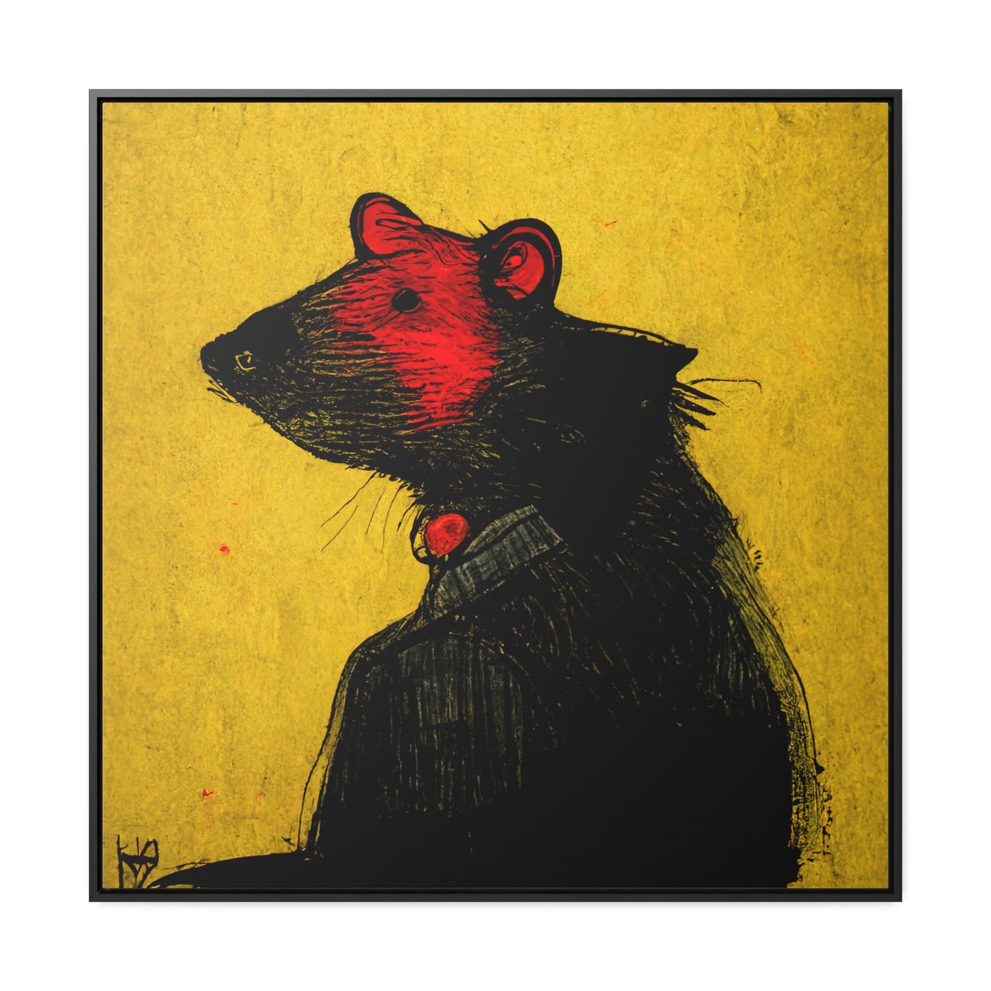 Urban Rat 3, Valentinii, Gallery Canvas Wraps, Square Frame