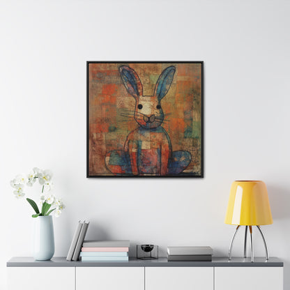 Rabbit 24, Gallery Canvas Wraps, Square Frame