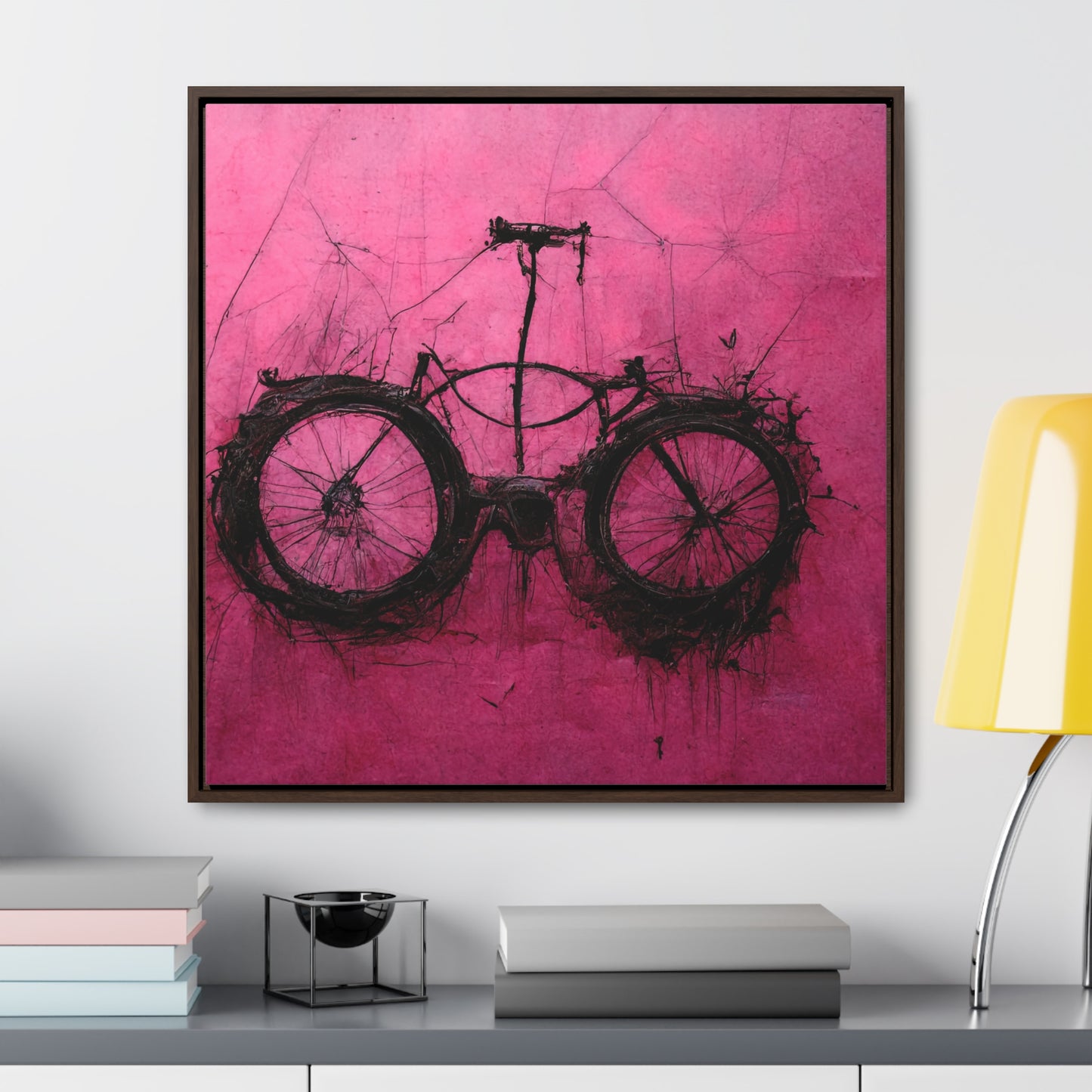 Bicycle 3, Valentinii, Gallery Canvas Wraps, Square Frame