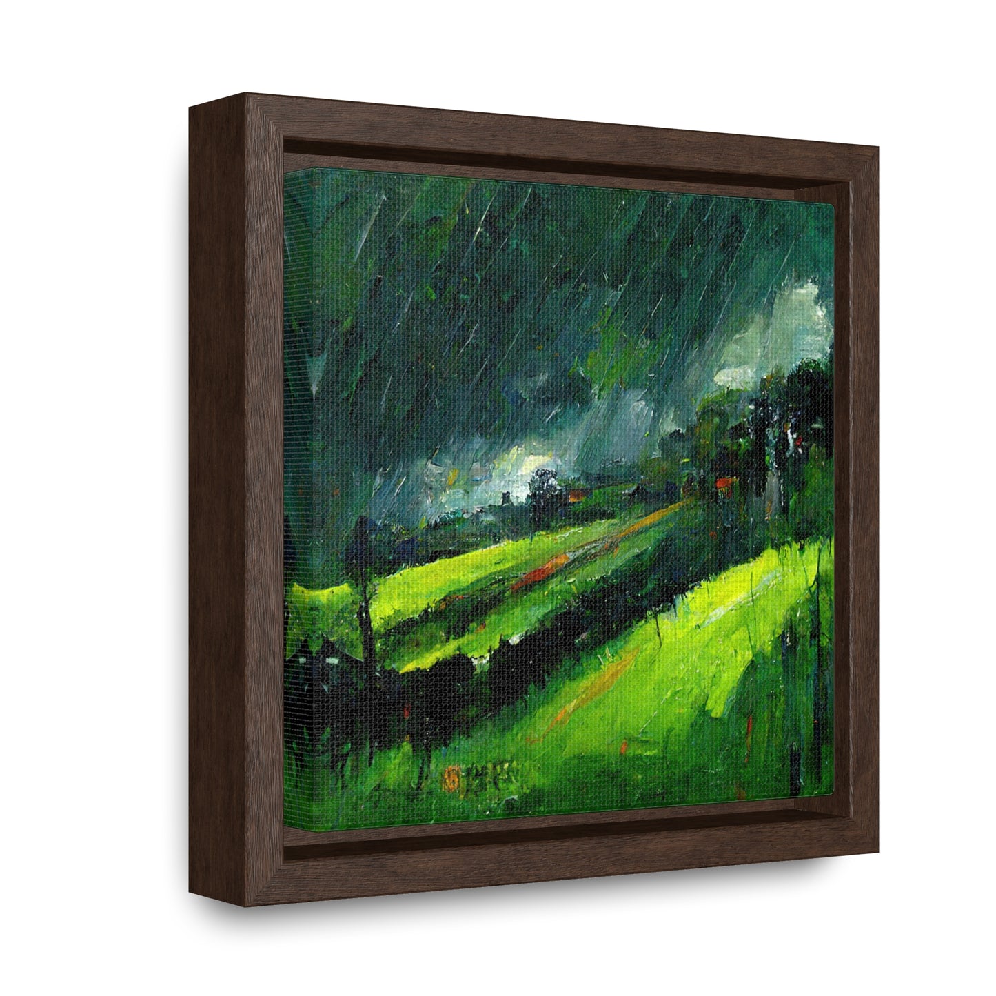 To the Rainy Land 2, Valentinii, Gallery Canvas Wraps, Square Frame