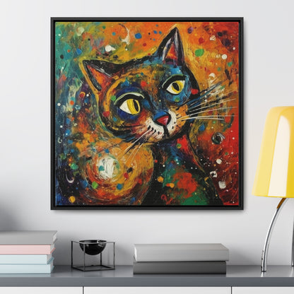 Cat 131, Gallery Canvas Wraps, Square Frame