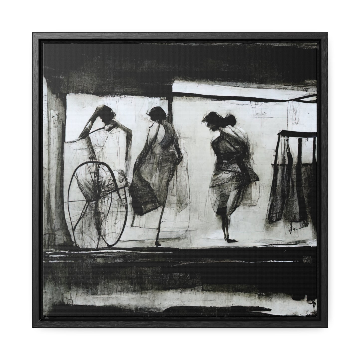 Domestic Memories 24, Valentinii, Gallery Canvas Wraps, Square Frame