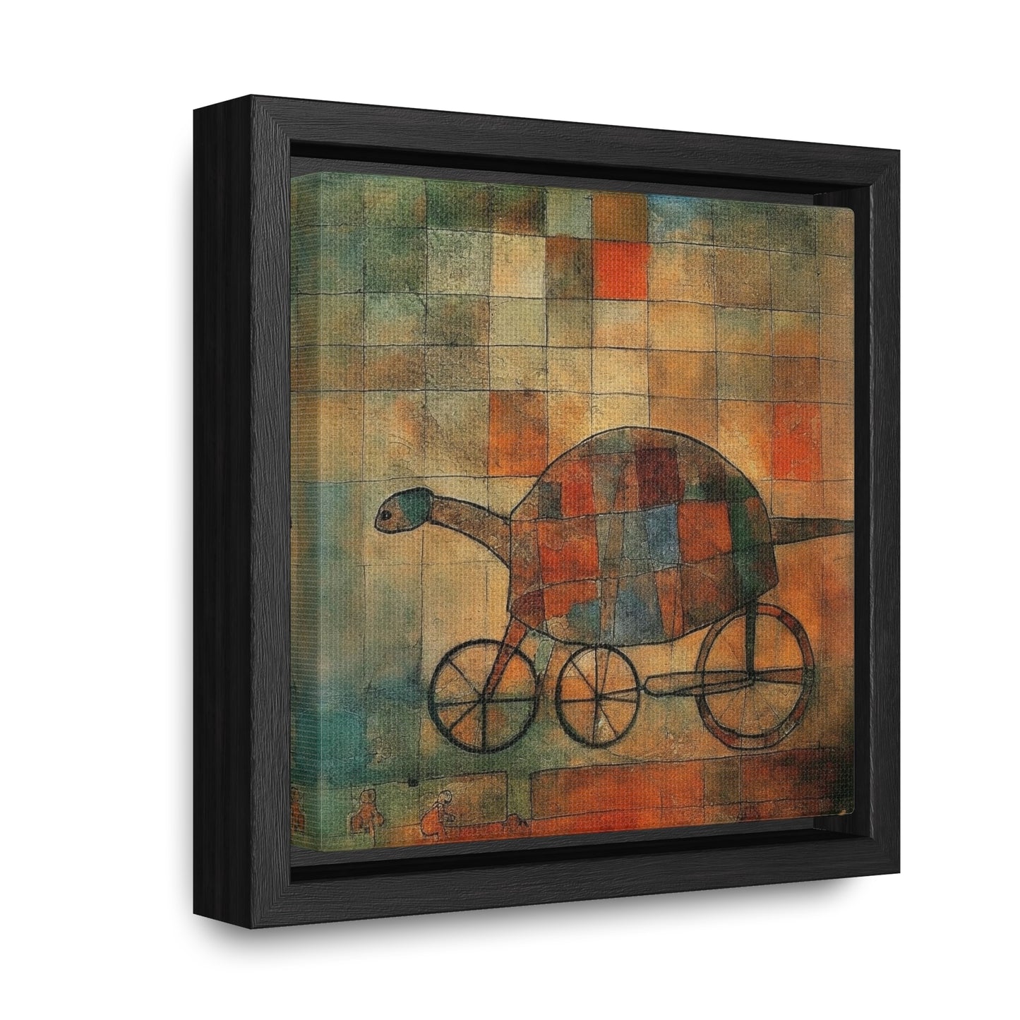 Turtle 4, Gallery Canvas Wraps, Square Frame