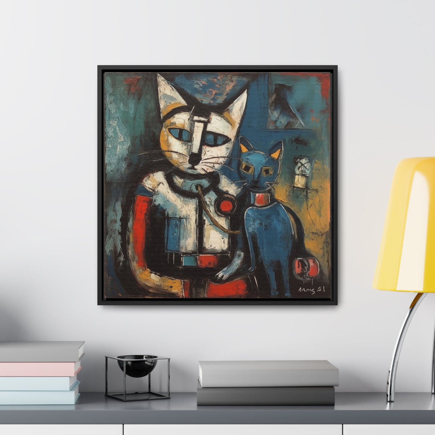 Cat 31, Gallery Canvas Wraps, Square Frame