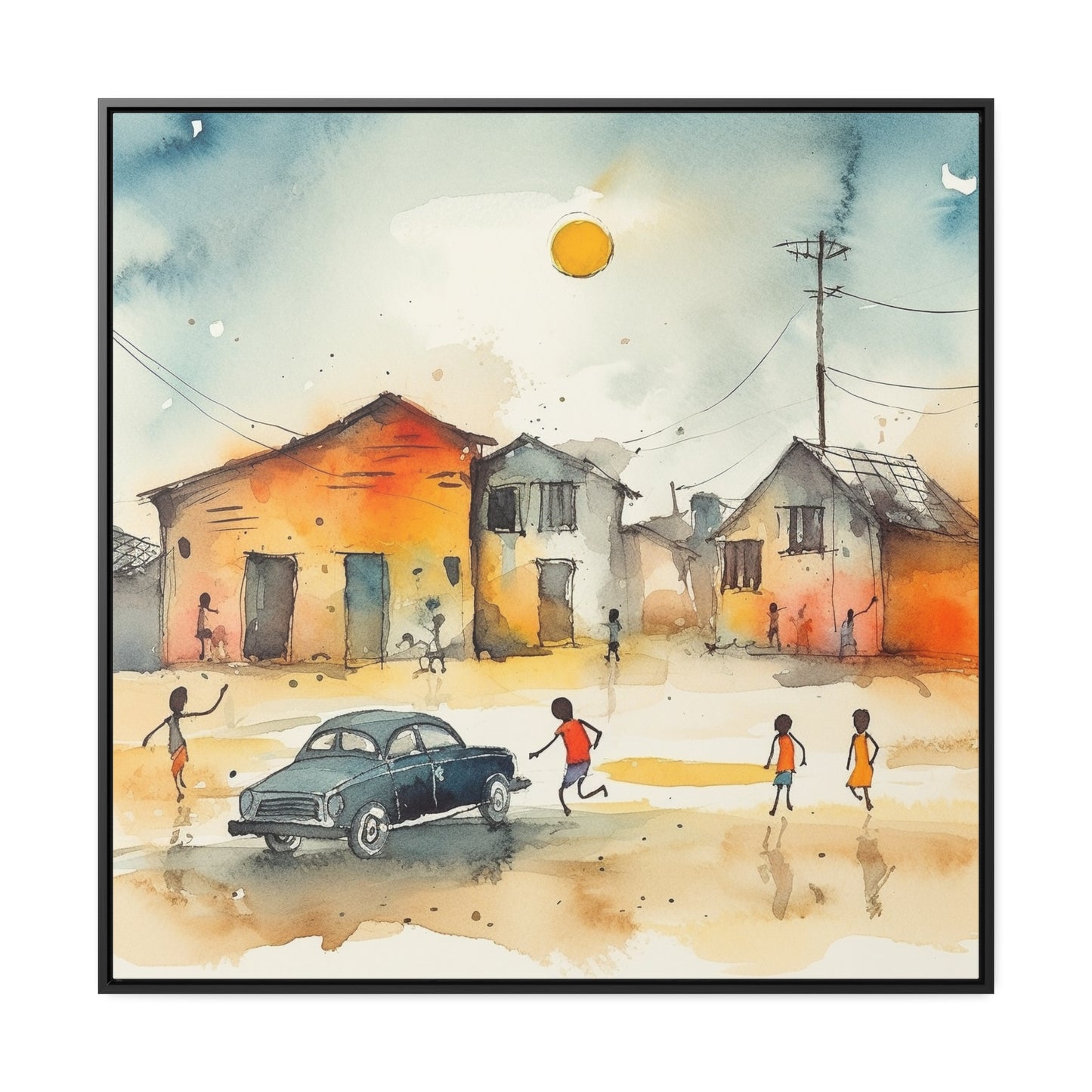 Childhood 13, Valentinii, Gallery Canvas Wraps, Square Frame