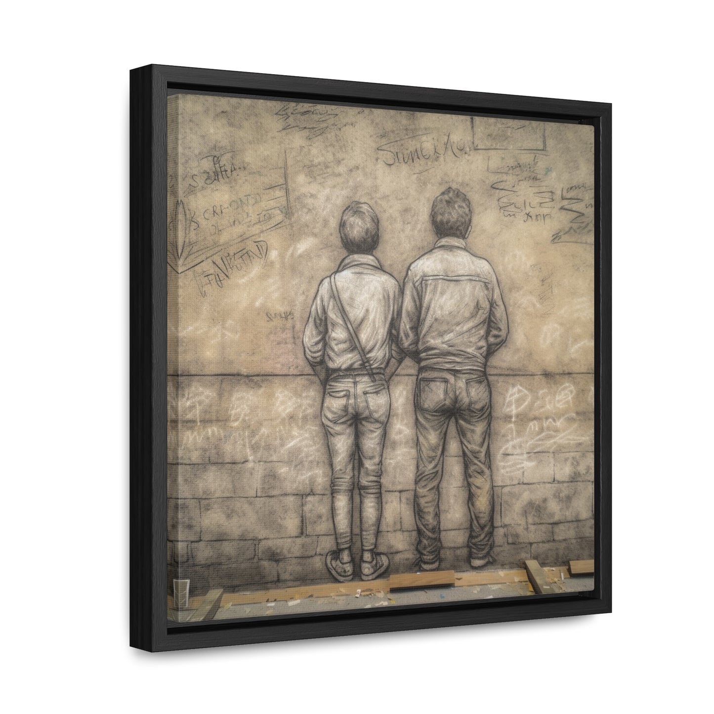 The Courage of Vulnerability 12, Valentinii, Gallery Canvas Wraps, Square Frame