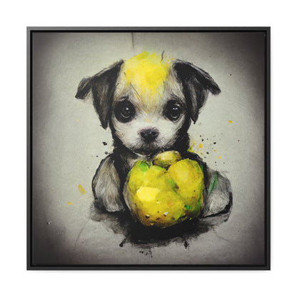 Dogs and Puppies 2, Valentinii, Gallery Canvas Wraps, Square Frame