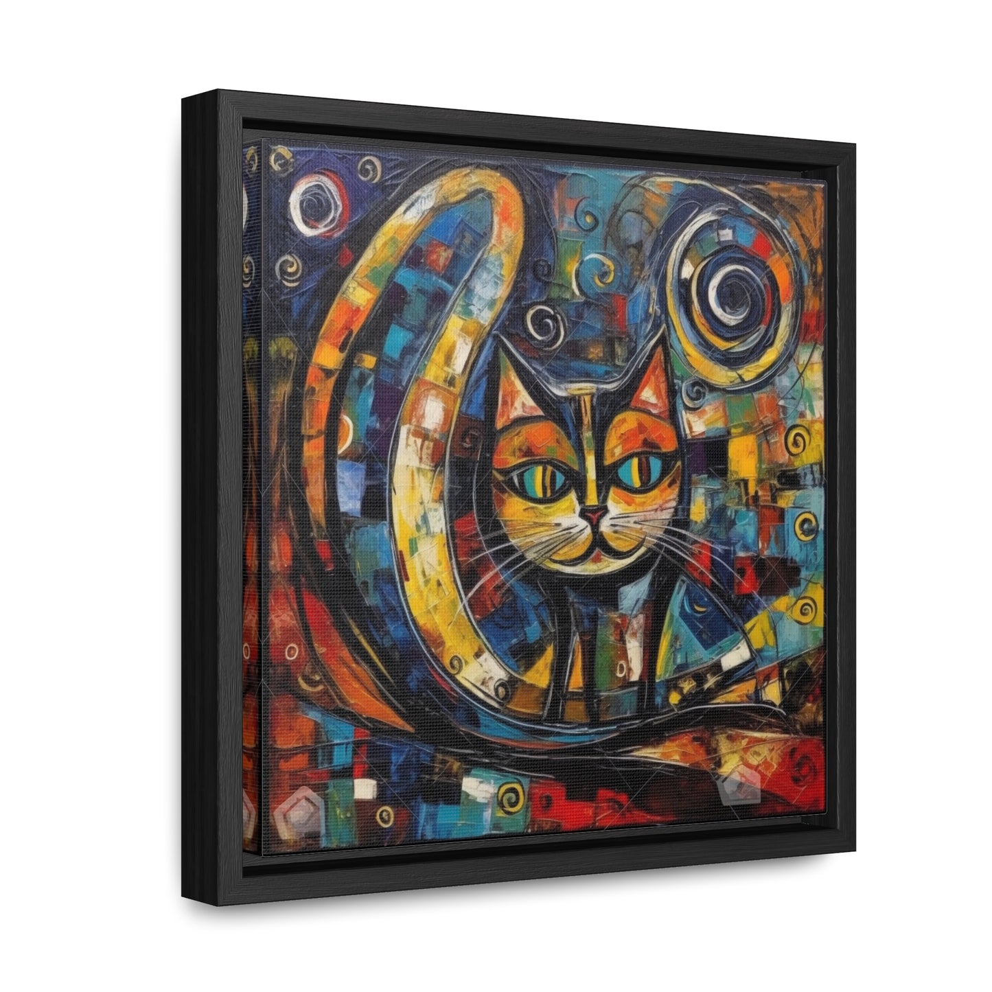 Cat 120, Gallery Canvas Wraps, Square Frame