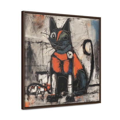 Cat 48, Gallery Canvas Wraps, Square Frame