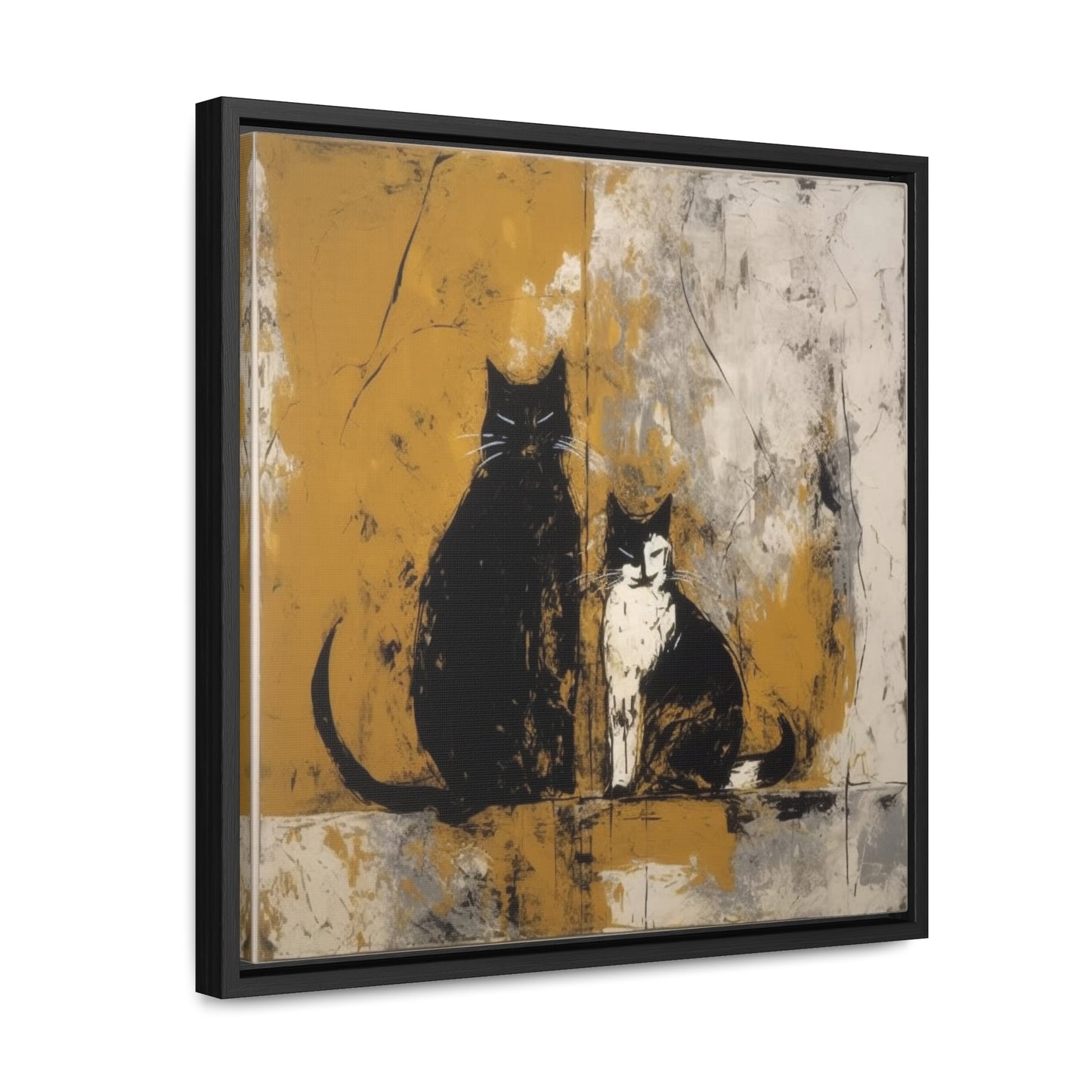 Cat 12, Gallery Canvas Wraps, Square Frame