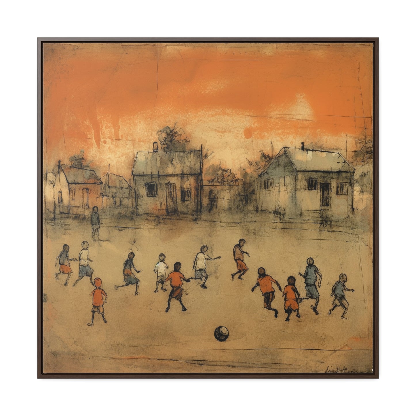 Childhood 29, Gallery Canvas Wraps, Square Frame