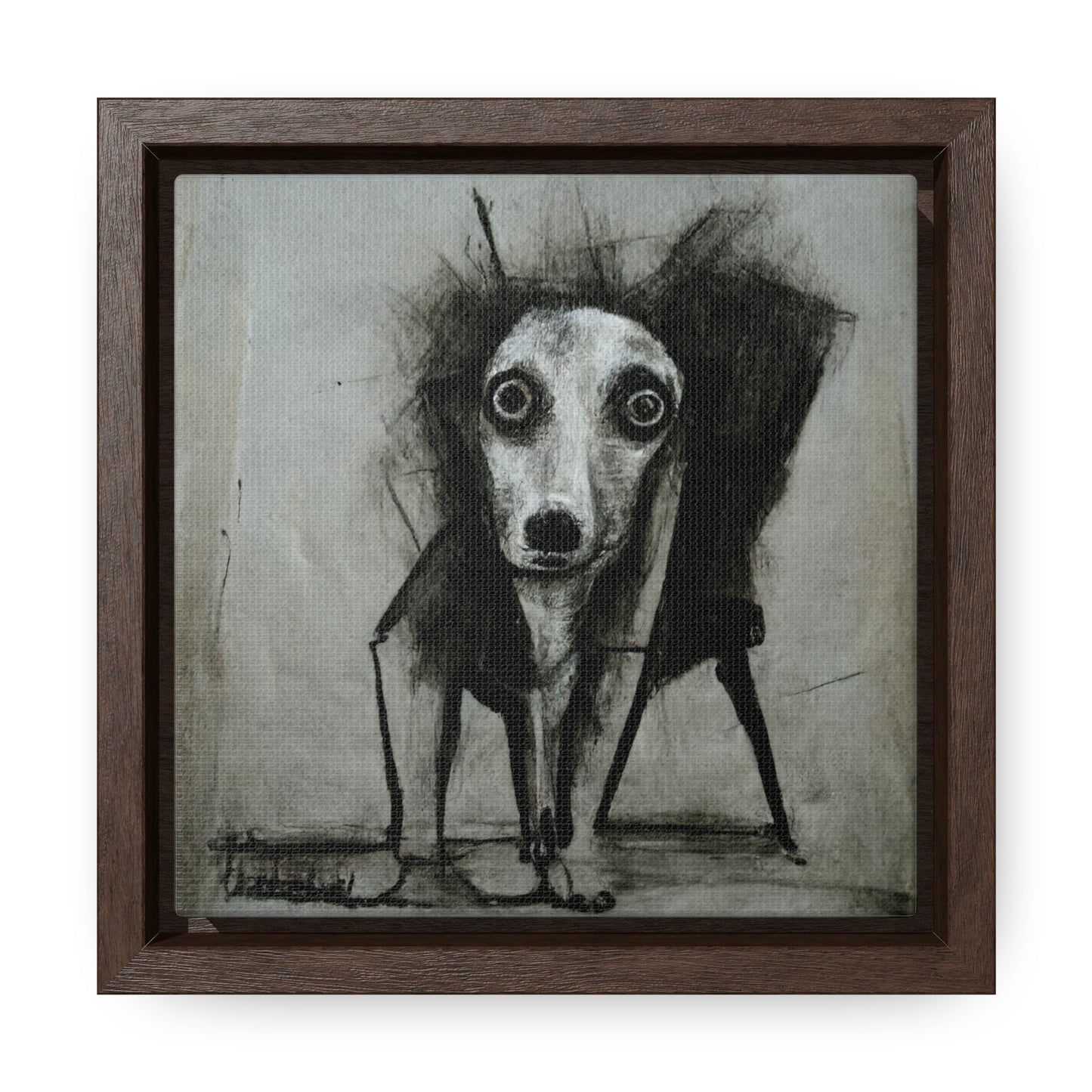 Dogs and Puppies 10, Valentinii, Gallery Canvas Wraps, Square Frame